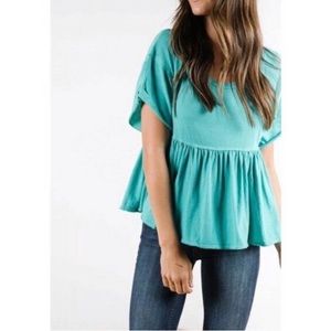 Free People We the Free Odyssey Peplum T